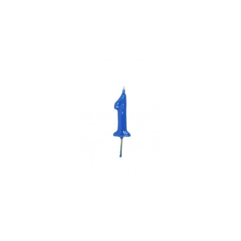 Vela 6cm N1 Azul