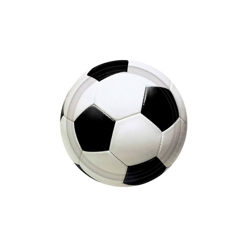8 Pratos 17.7cm Futebol