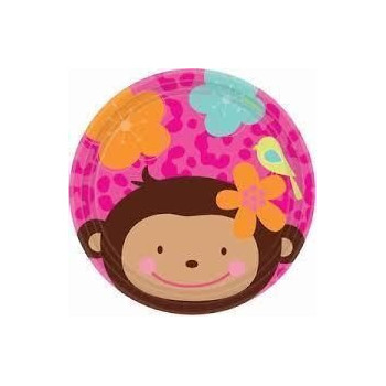 Pratos 17.7 cm Monkey Love