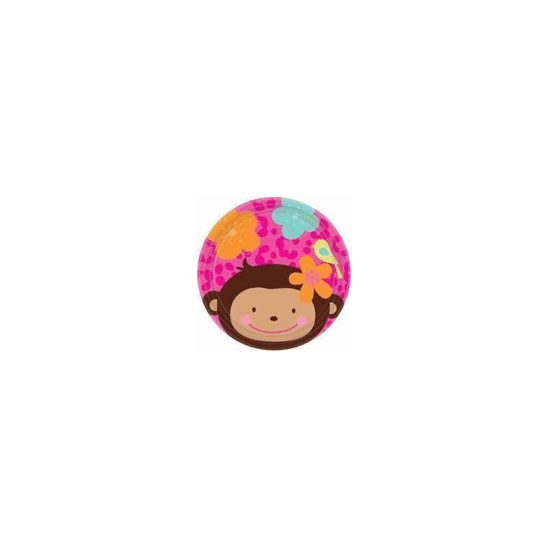 Pratos 17.7 cm Monkey Love