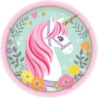 8 pratos 18 cm Magical Unicorn