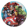 Pratos Avengers 8 unidades 19,5cm