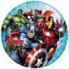 8 pratos avengers 23 cm