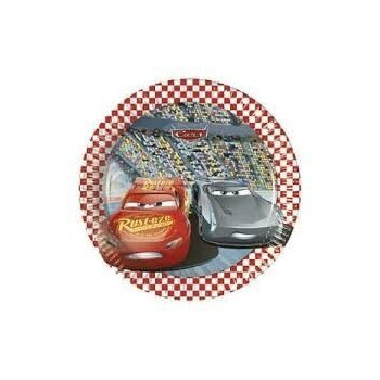 8 pratos 20cm cars
