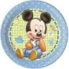 pratos 23cm mickey baby