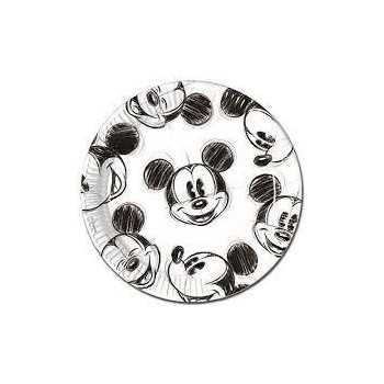 25 pratos Mickey Faces