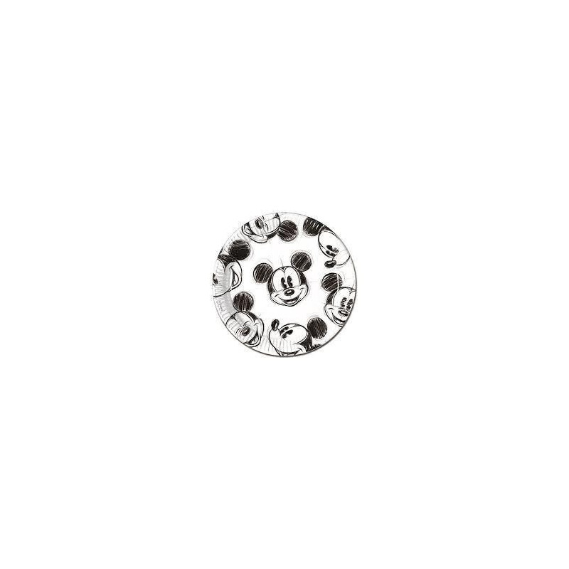 25 pratos Mickey Faces
