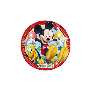 8 Pratos Mickey Playful 20 cm
