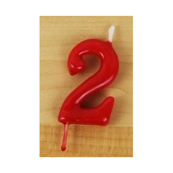 Vela 6cm N2 Vermelho