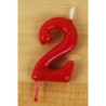 Vela 6cm N2 Vermelho