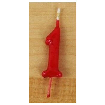 Vela 6cm N1 Vermelho