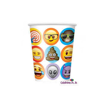 8 copos Celebration Emoji