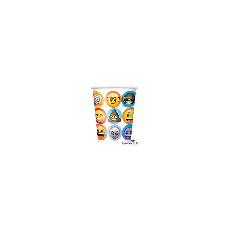8 copos Celebration Emoji
