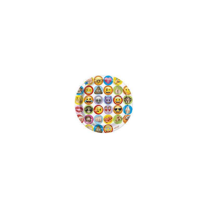 Pratos 23 cm Emoji