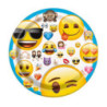 8 Pratos 20 cm Emoji