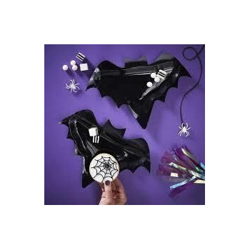 pratos recortados morcegos