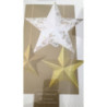 Decoração Conj. 3 estrelas Dourado