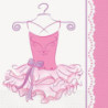 Guardanapos Pink Bailarina