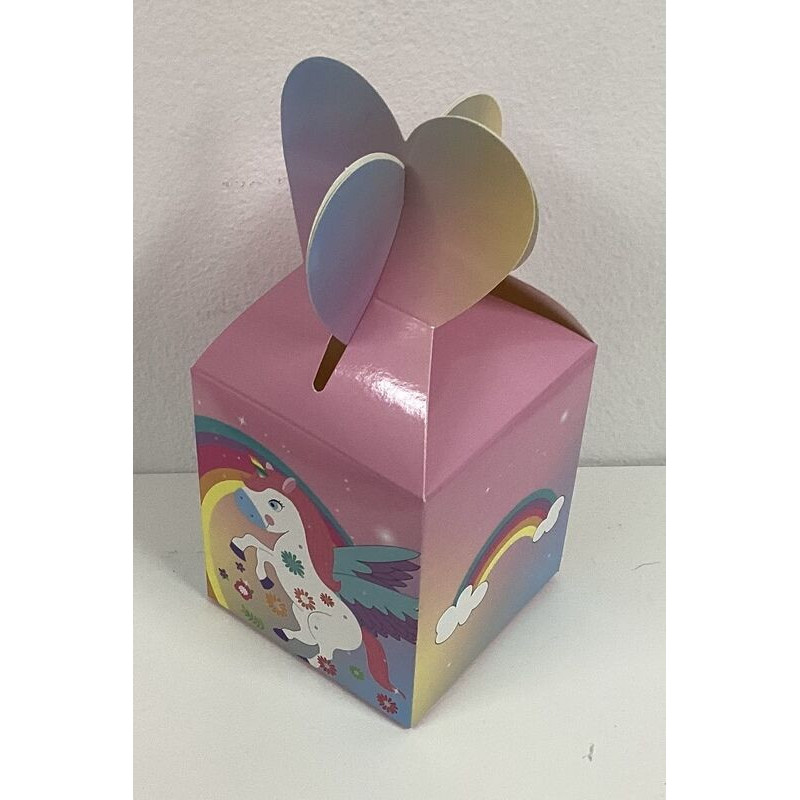 6 caixas lembranças unicornio