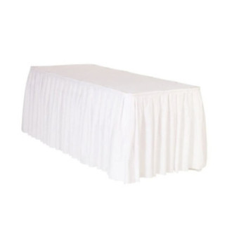 Saia para mesa 73cmx426cm branca