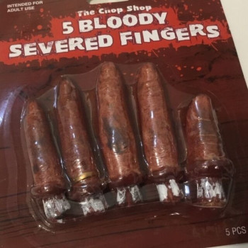 decoração severed fingers