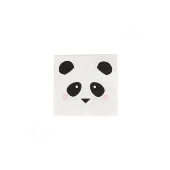 20 Guardanapos Pequenos Mini Panda