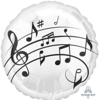 Balão Foil Music Fun 43cm