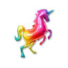 Balão Super Shape 54 glitter Unicórnio arco-íris