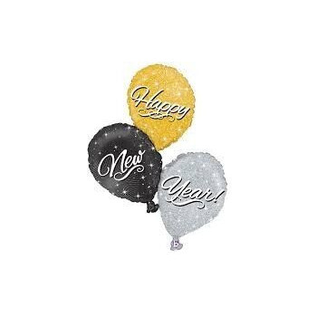 Balão Foil Trio Happy New Year