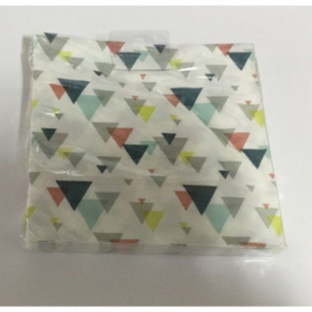 Guardanapos Triângulos coloridos 33x33cm (16 peças)