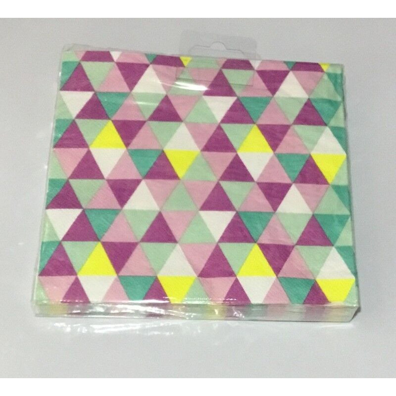 Guardanapos Triãngulos 33x33cm (16 peças)