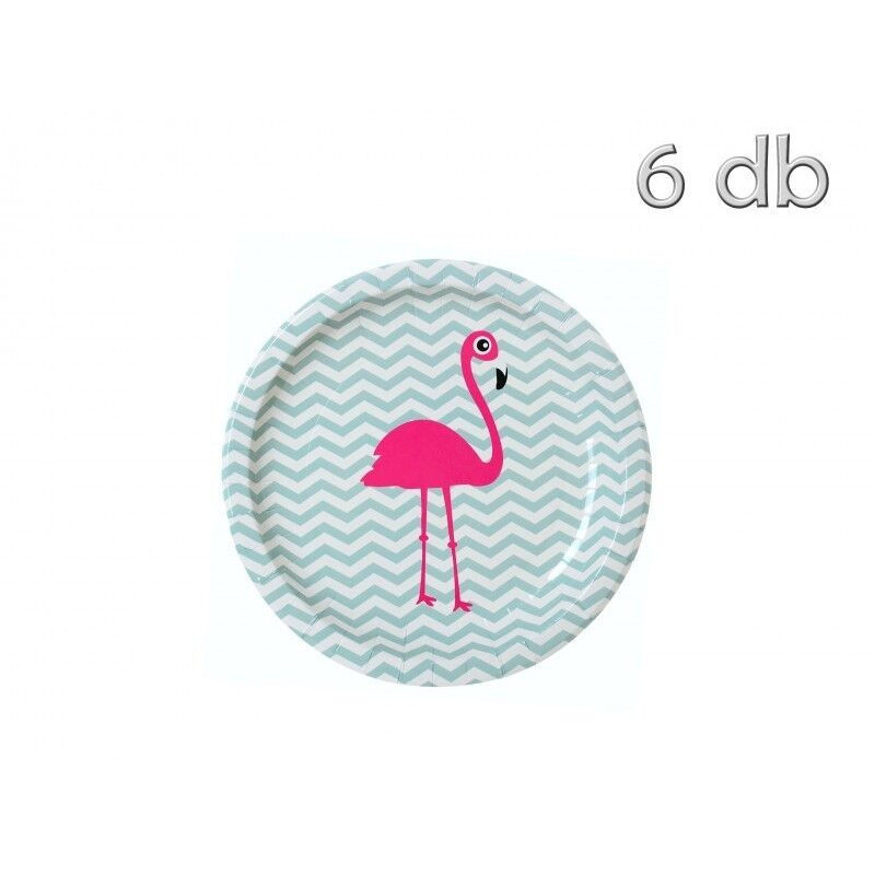 6 pratos flamingo 9