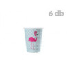 Copos Flamingo 6 uni