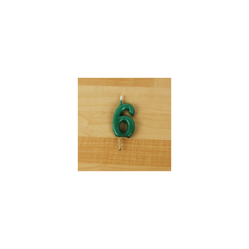 Vela 6cm N6 Verde