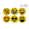 Pratos emojis 6 uni 18cm
