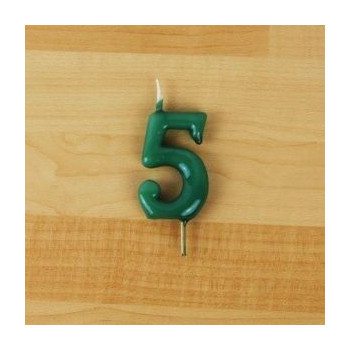 Vela 6cm N5 Verde
