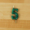 Vela 6cm N5 Verde