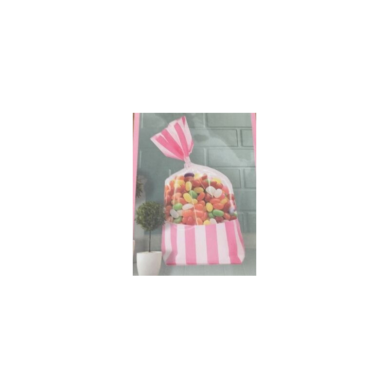 Bolsa para Doces Grande Rosa Claro 2 unidade