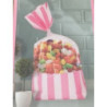 Bolsa para Doces Grande Rosa Claro 2 unidade