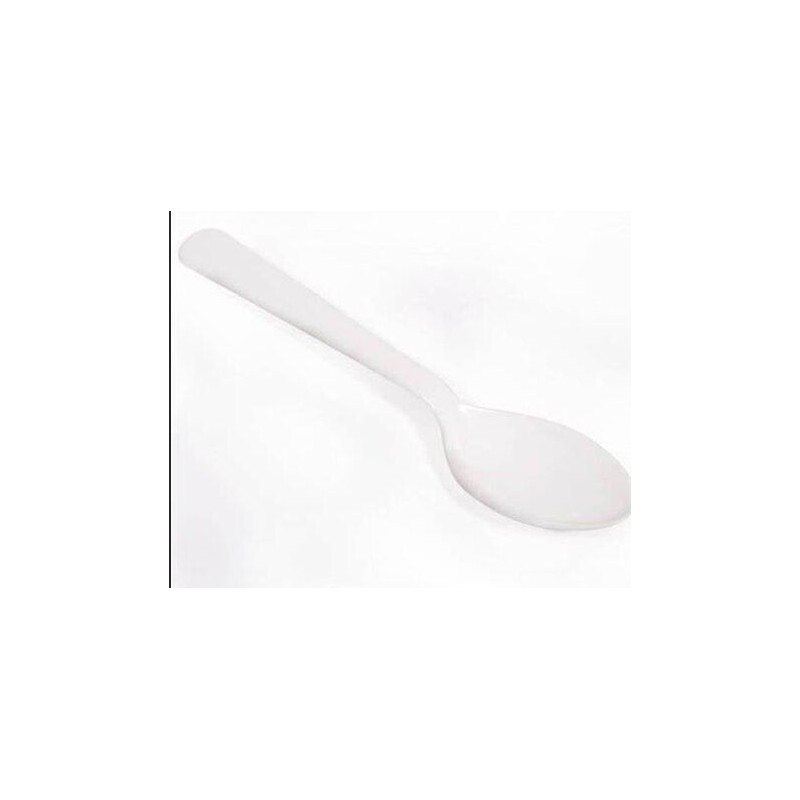 Colher Plástico Branca 12uni