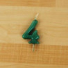 Vela 6cm N4 Verde