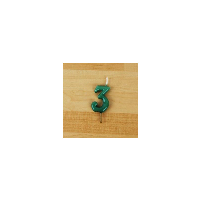 Vela 6cm N3 Verde