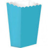 Copos Pipocas Azul pequeno 6 unidades
