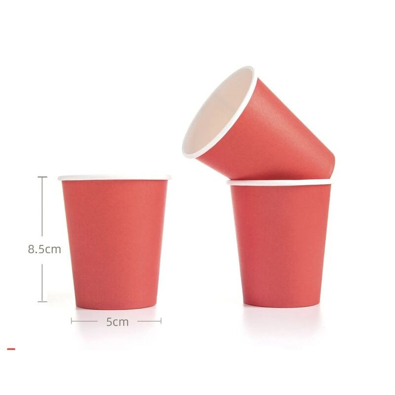 6 Copos Vermelhos 250ml