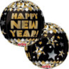 Balão Foil Happy New Year Gold Patterns