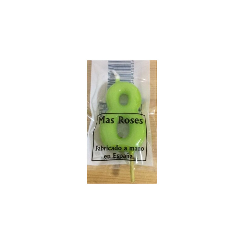 Vela 6cm N8 Verde Pistachio