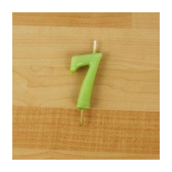 Vela 6cm N7 Verde Pistachio