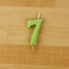 Vela 6cm N7 Verde Pistachio