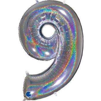 Balão Foil holográfico N 9