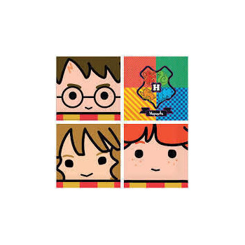16 guardanapos 33x33cm Harry potter